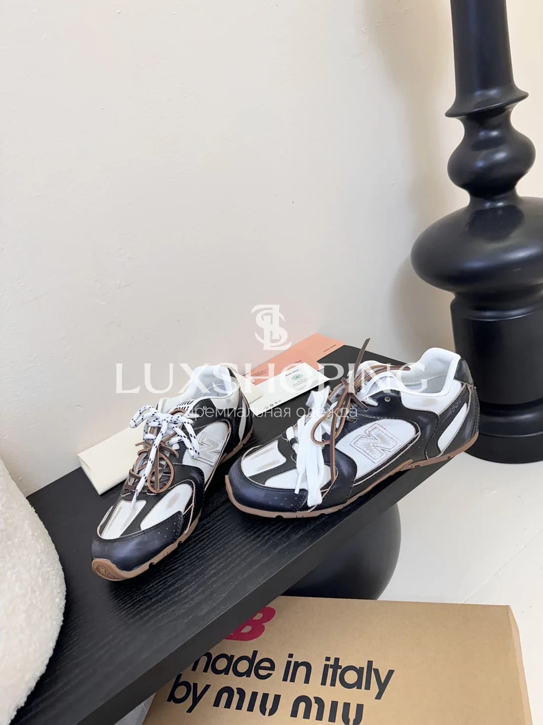 Кроссовки Miu Miu x New Balance Черные - фото 4