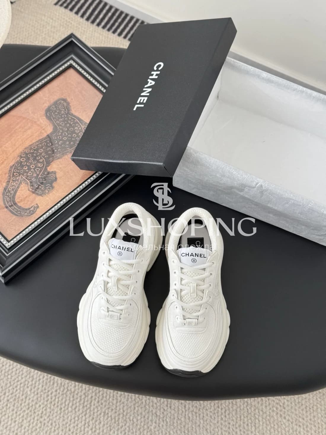 Высокие Кроссовки Chanel Белые - фото 2