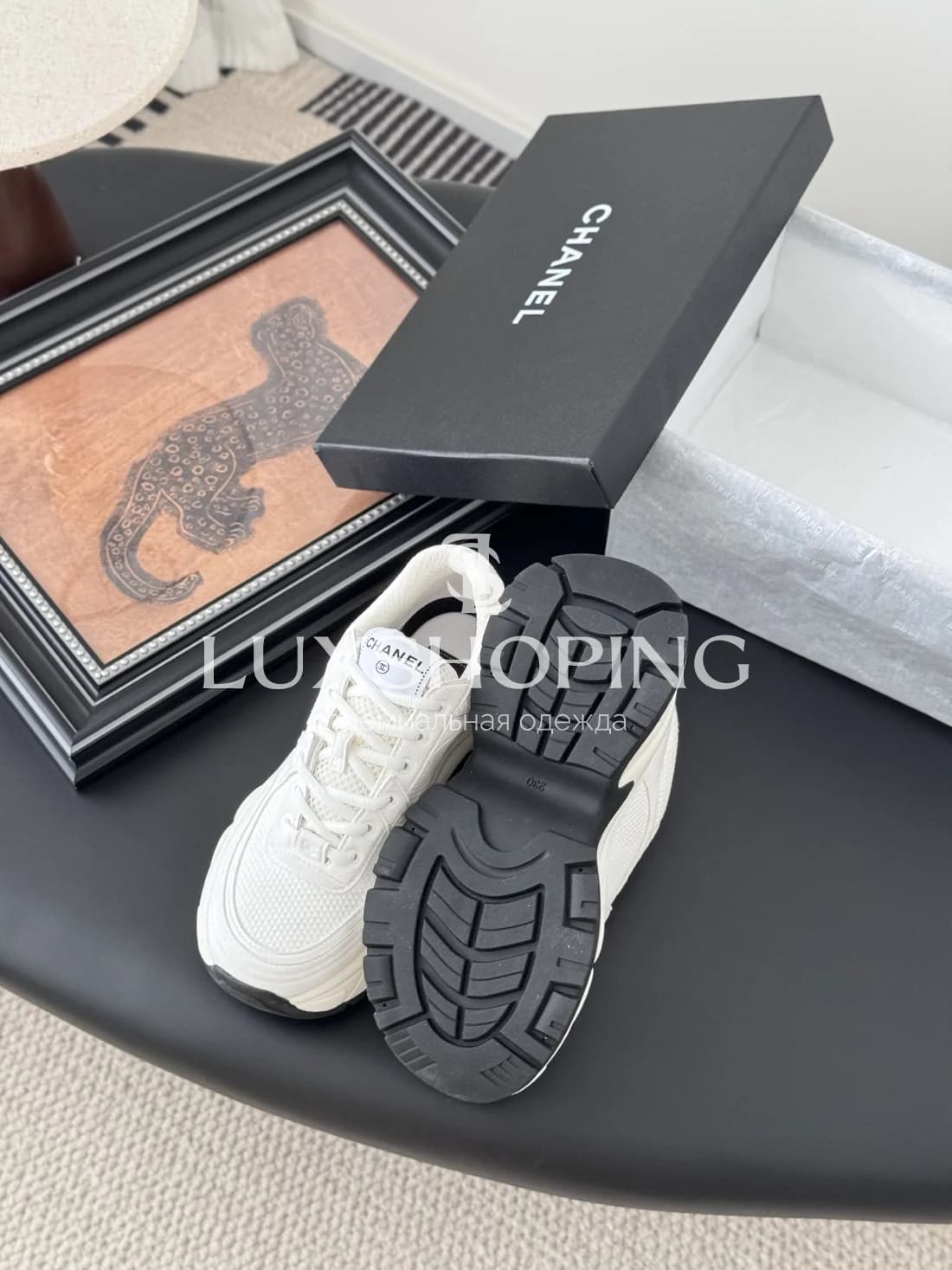 Высокие Кроссовки Chanel Белые - фото 3