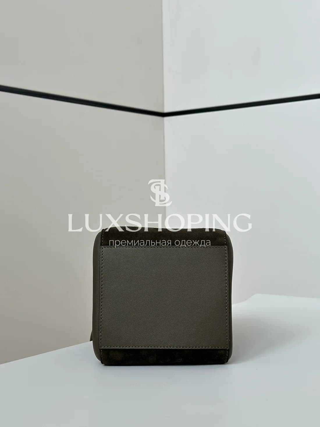 Сумка Fendi Origami зелёная 15×15×19 см - фото 6