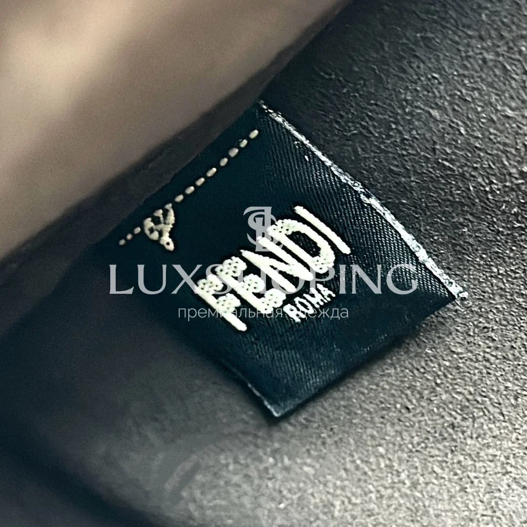 Сумка Fendi Origami бордовая 15×15×19 см - фото 9