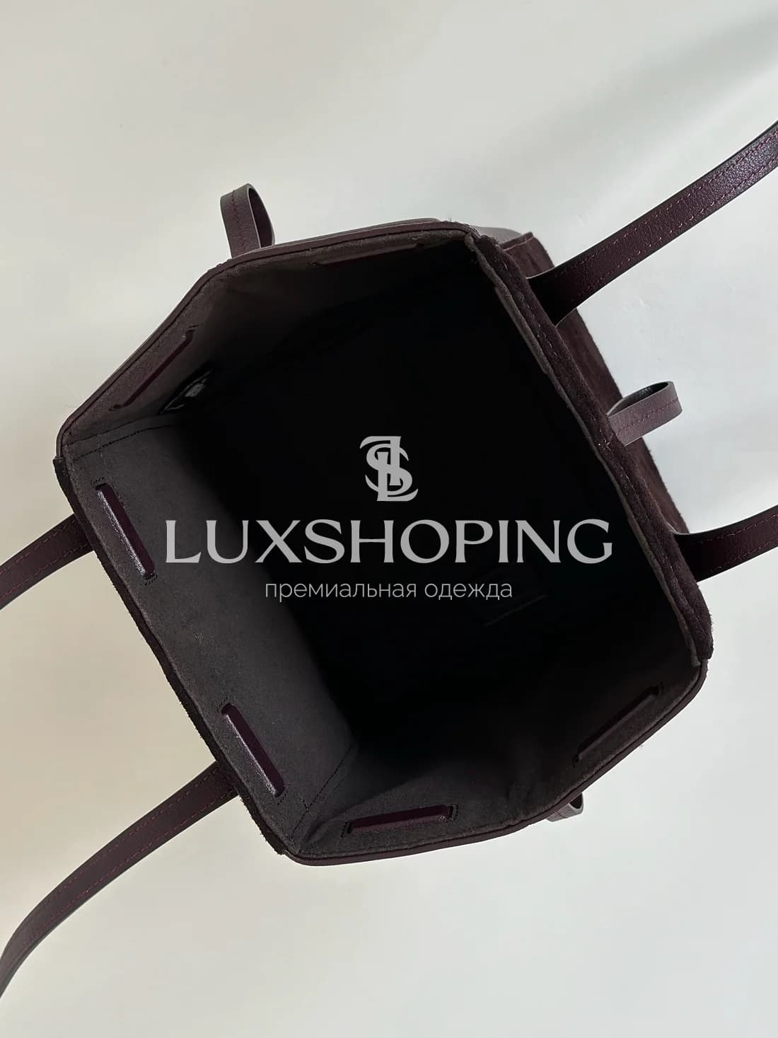 Сумка Fendi Origami бордовая 15×15×19 см - фото 10