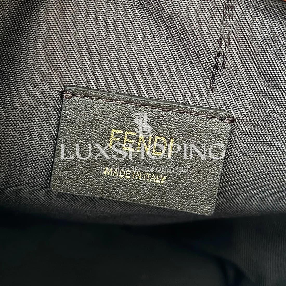 Сумка Fendi мини-ведерко песочная 12×18×10 см - фото 6