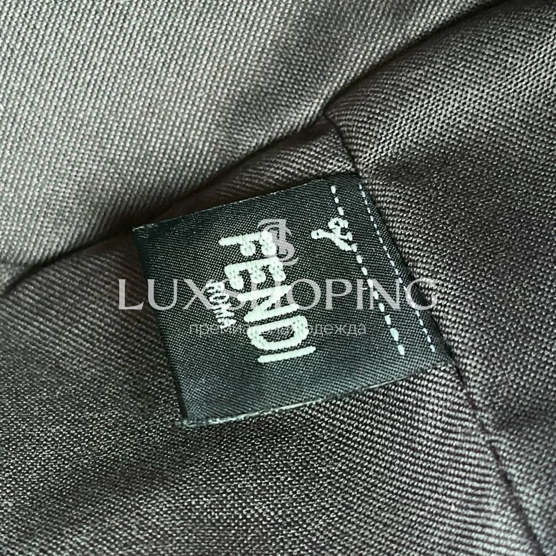 Сумка Fendi мини-ведерко песочная 12×18×10 см - фото 9