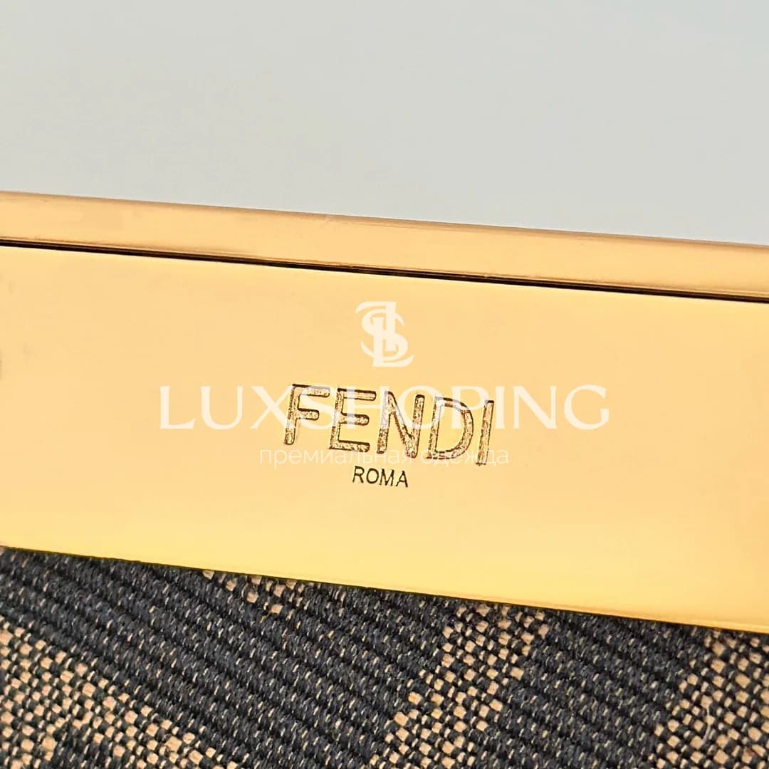 Сумка Fendi First коричневая 26×18×9,5 см - фото 5