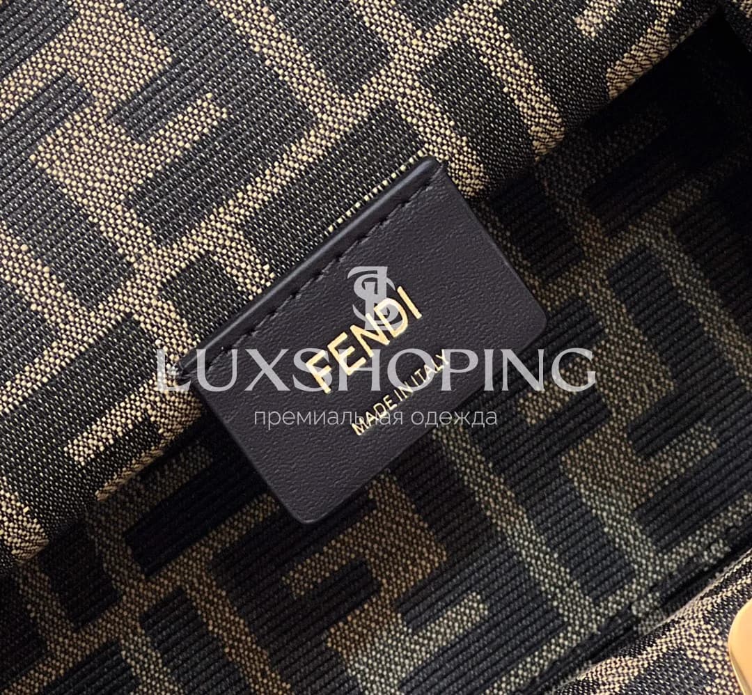 Сумка Fendi First коричневая 26×18×9,5 см - фото 6