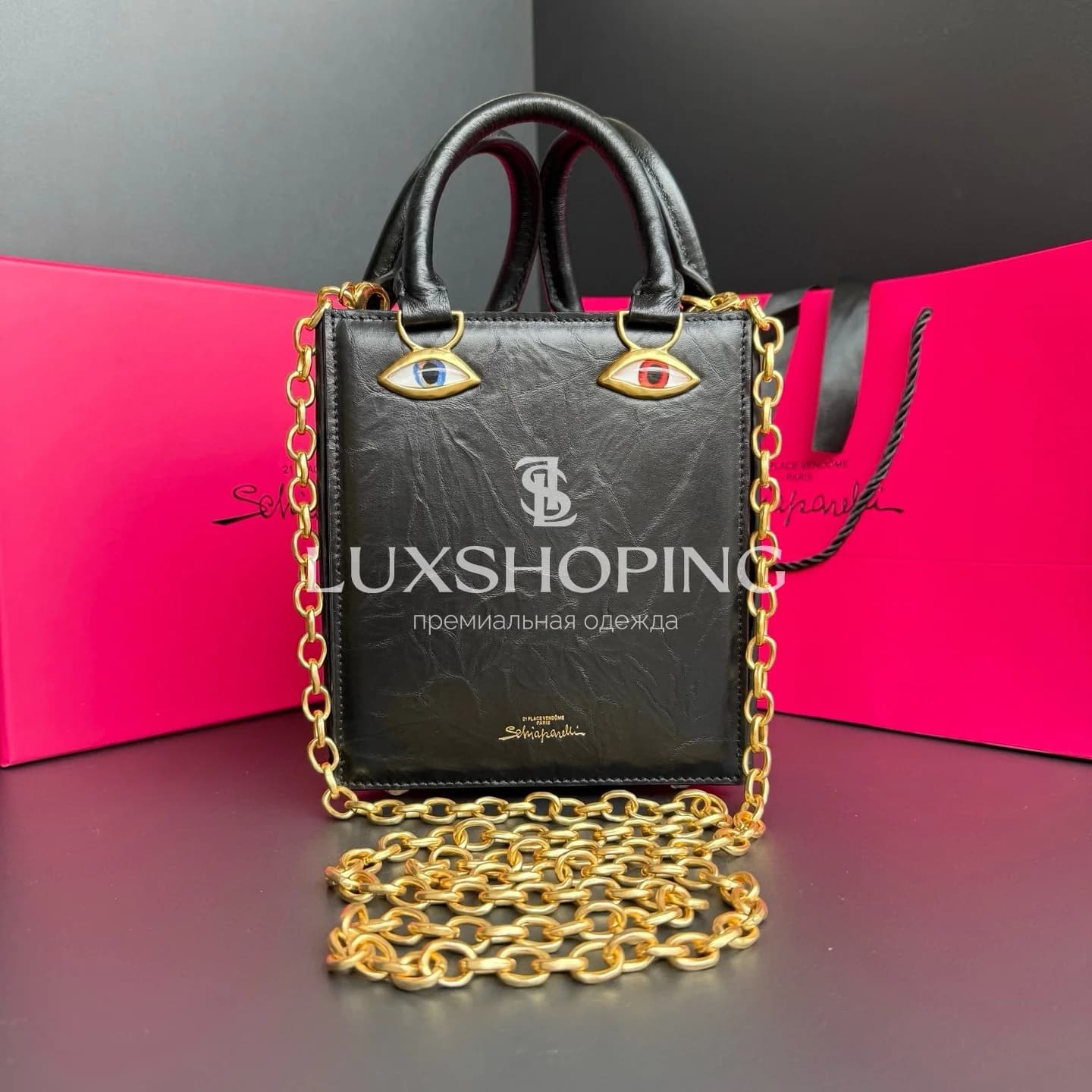 Сумка Maison Schiaparelli "Triple Anatomy" 15*17*13см - фото 4