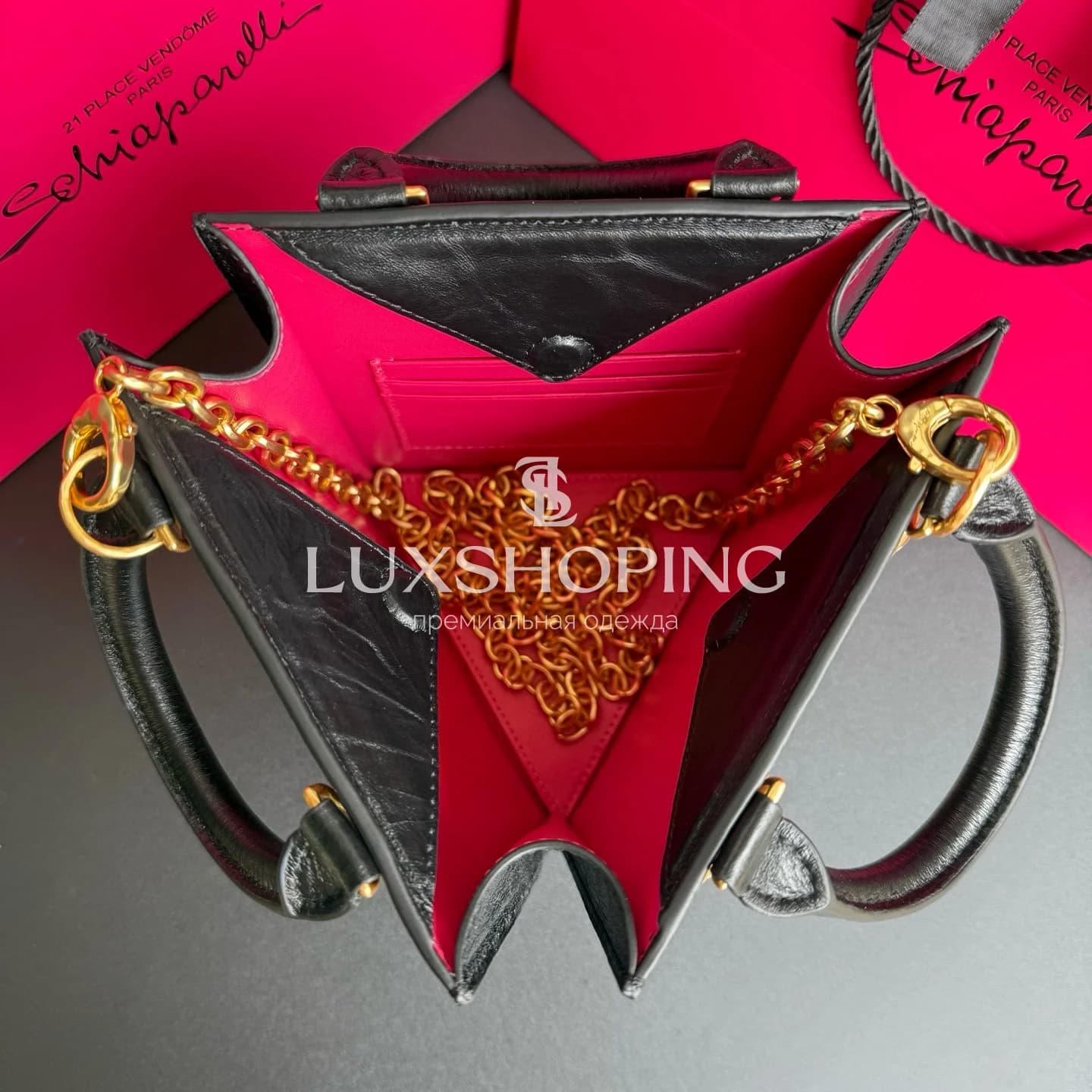 Сумка Maison Schiaparelli "Triple Anatomy" 15*17*13см - фото 6