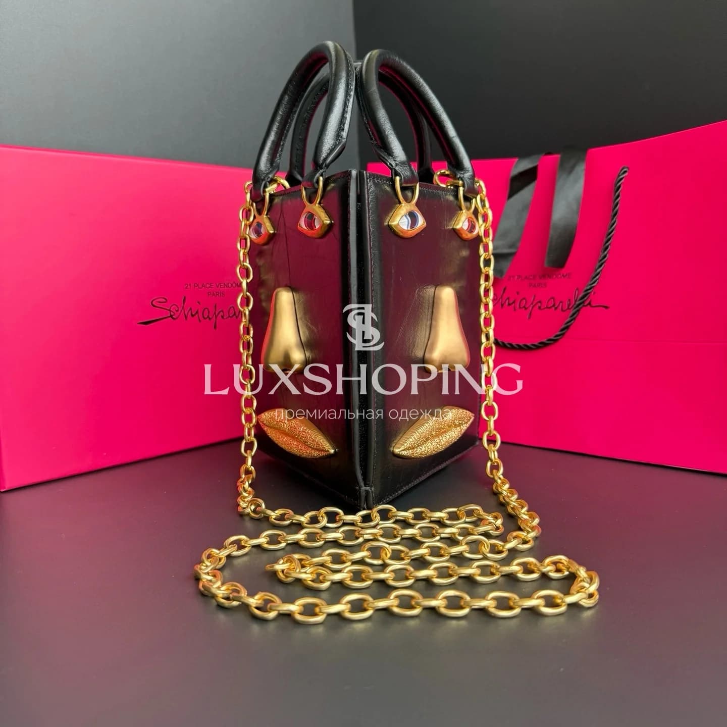 Сумка Maison Schiaparelli "Triple Anatomy" 15*17*13см - фото 10