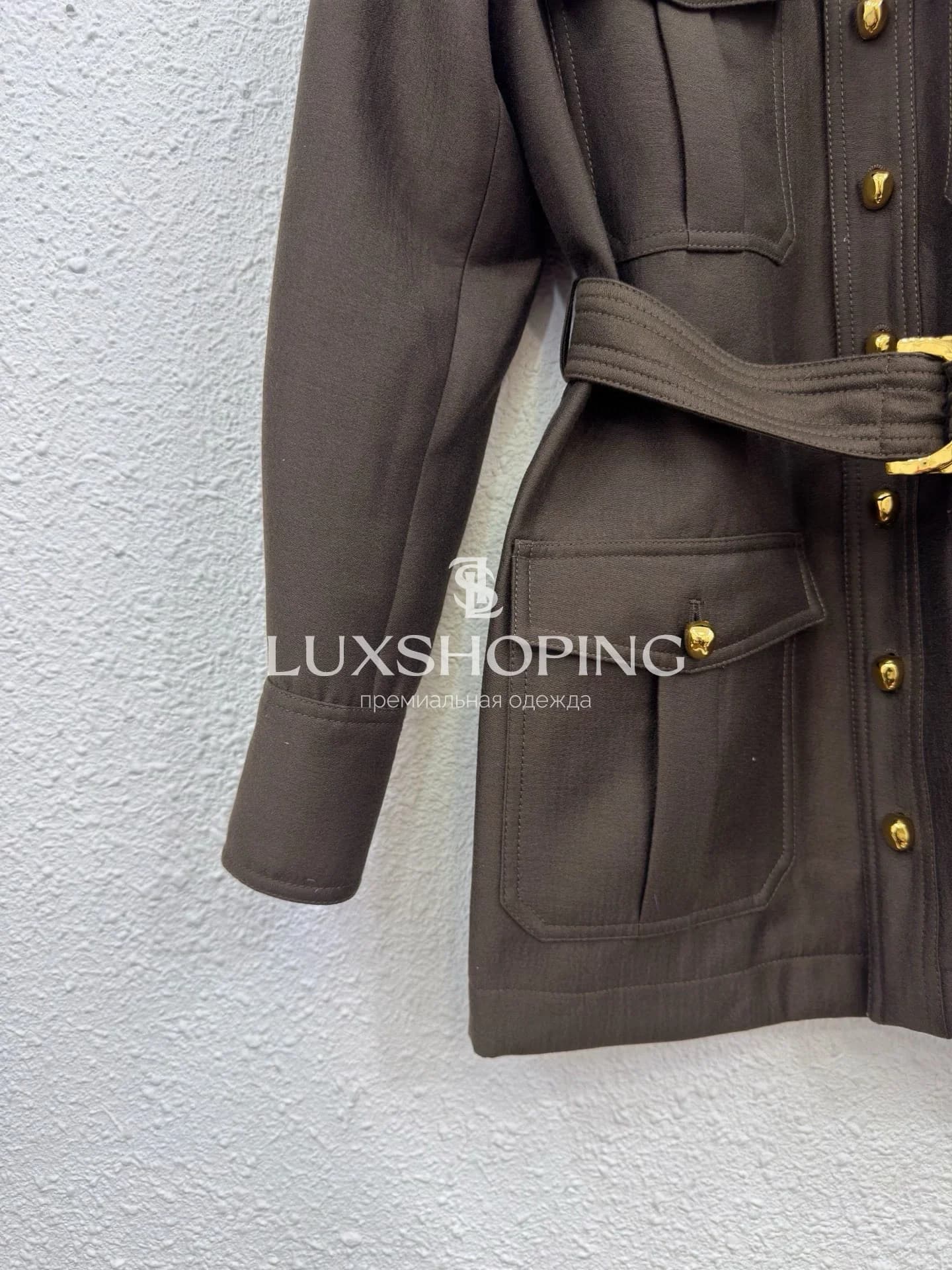 Zimmermann Комплект в шоколадном оттенке Жакет + Шорты - фото 11