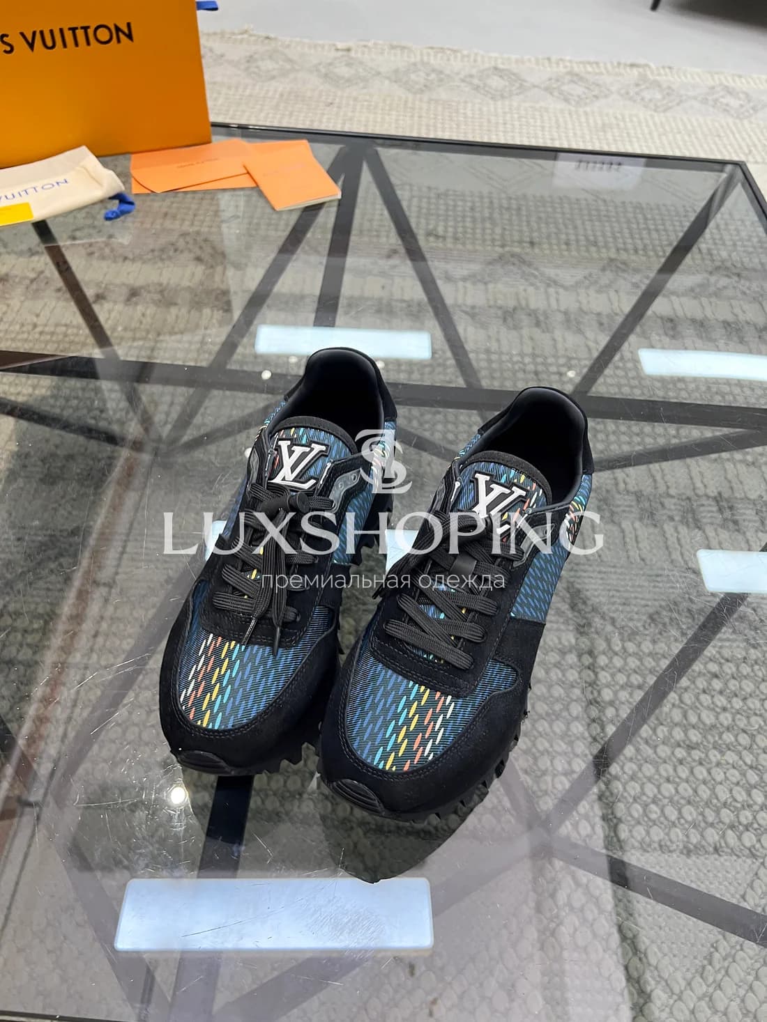 Кроссовки Louis Vuitton темные k1 - фото 2