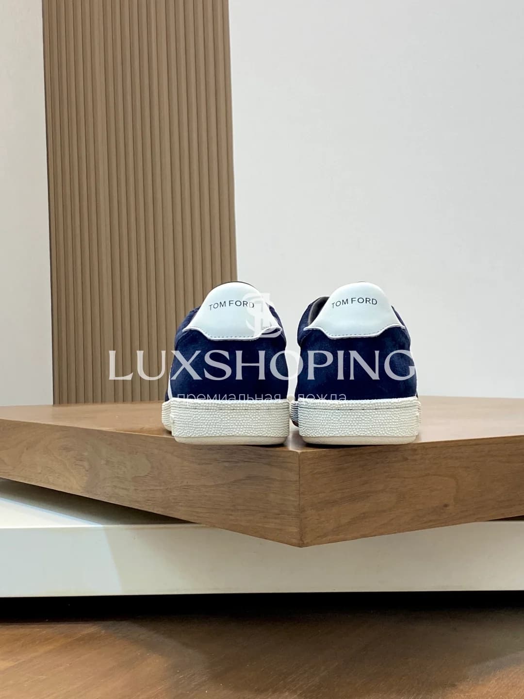 Кеды Tom Ford замшевые синие - фото 6