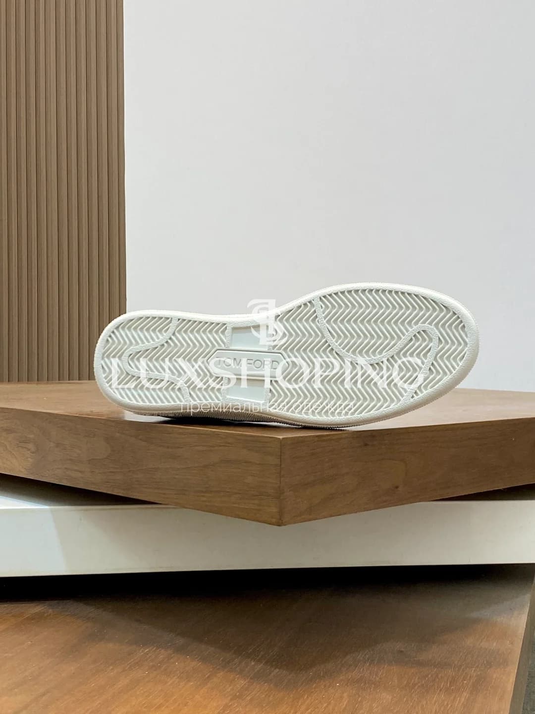 Кеды Tom Ford замшевые серые - фото 8