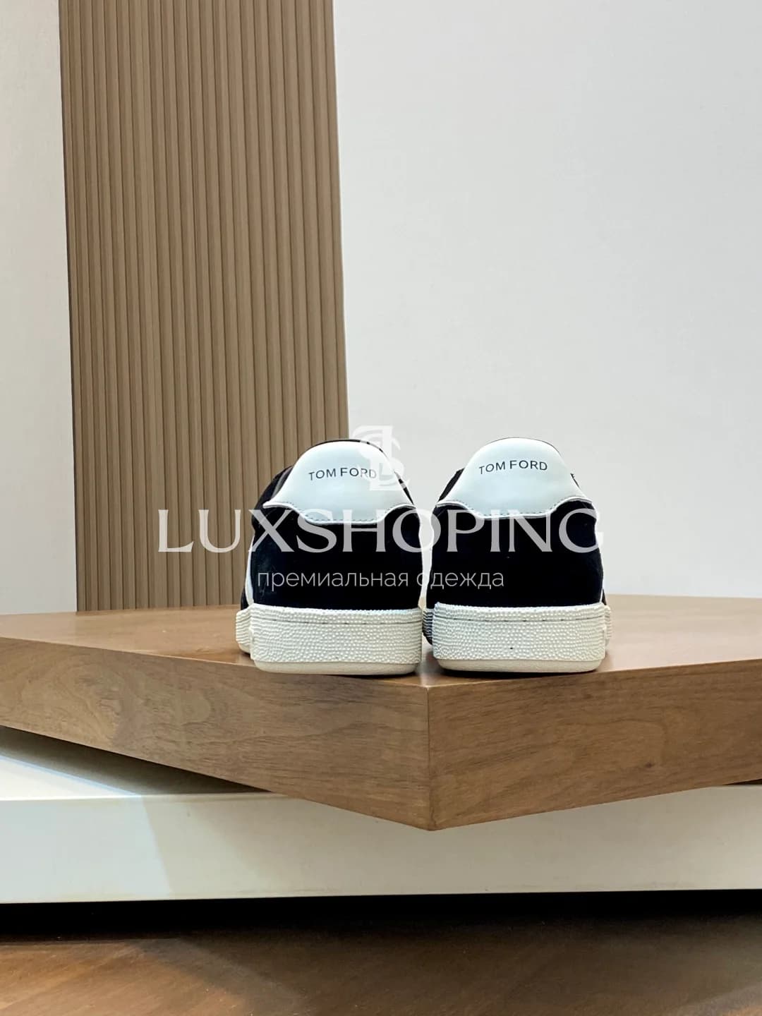 Кеды Tom Ford замшевые черные - фото 5