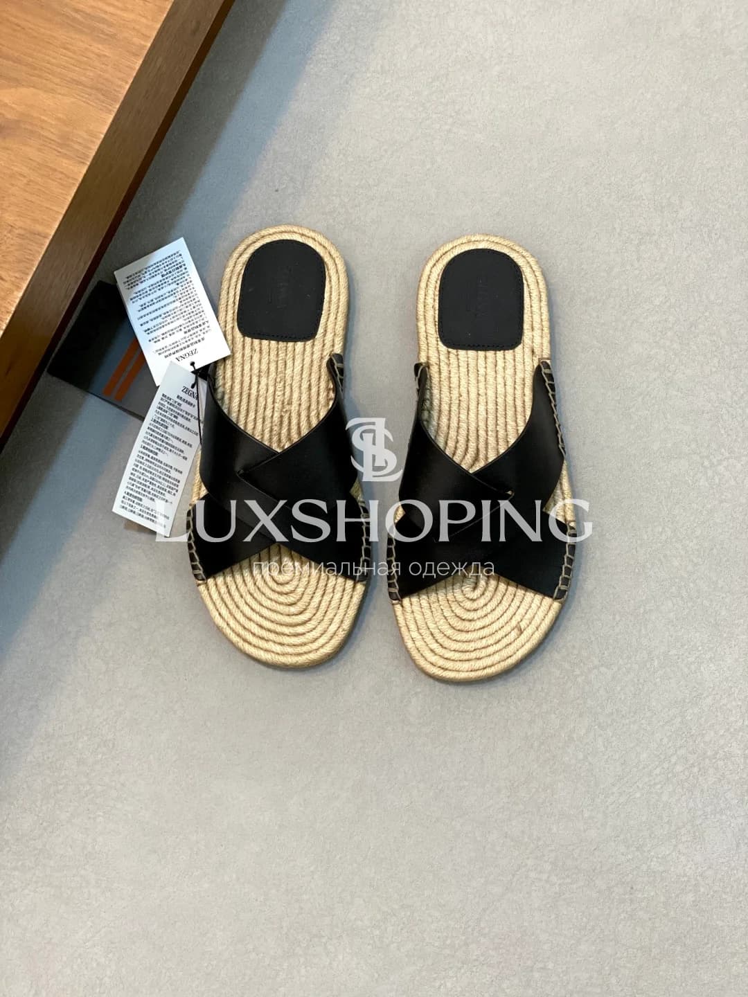 Слиппоны-сланцы Zegna черные - фото 2