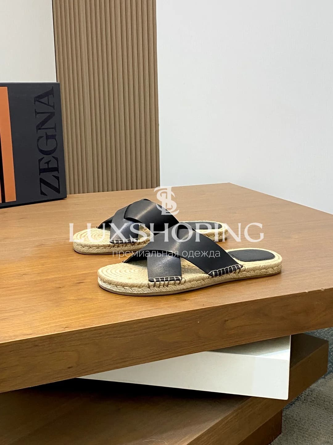 Слиппоны-сланцы Zegna черные - фото 4