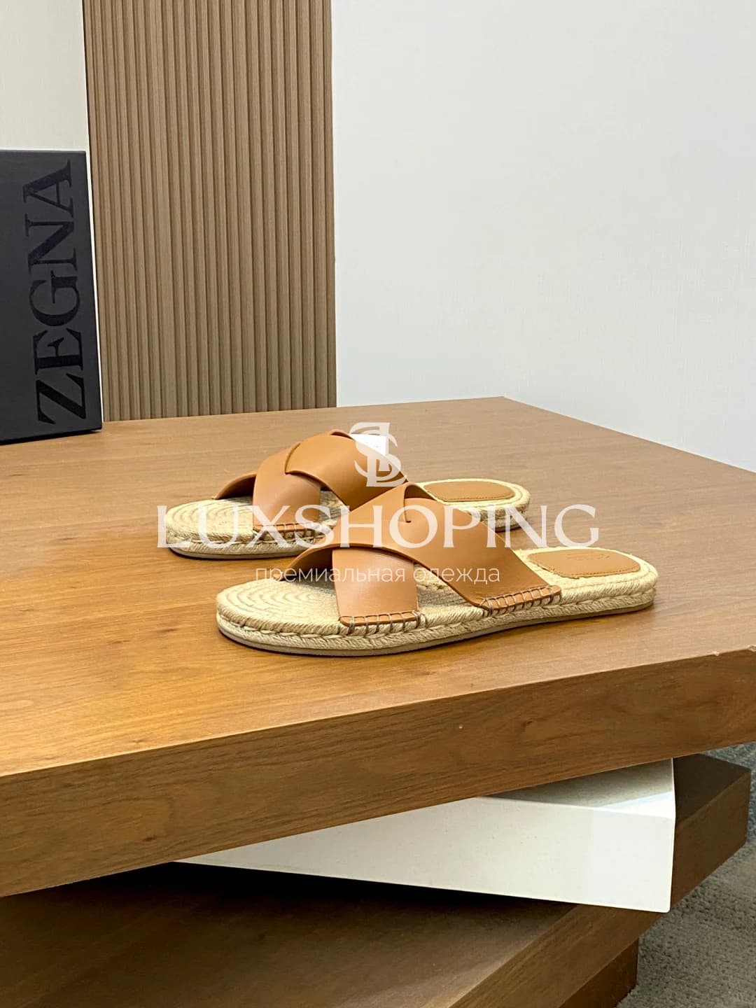 Слиппоны-сланцы Zegna коричневые - фото 3