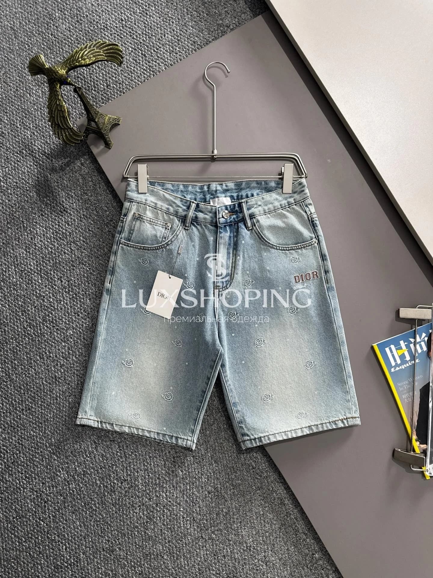 Мужские джинсовые шорты Dior s3 - фото 2