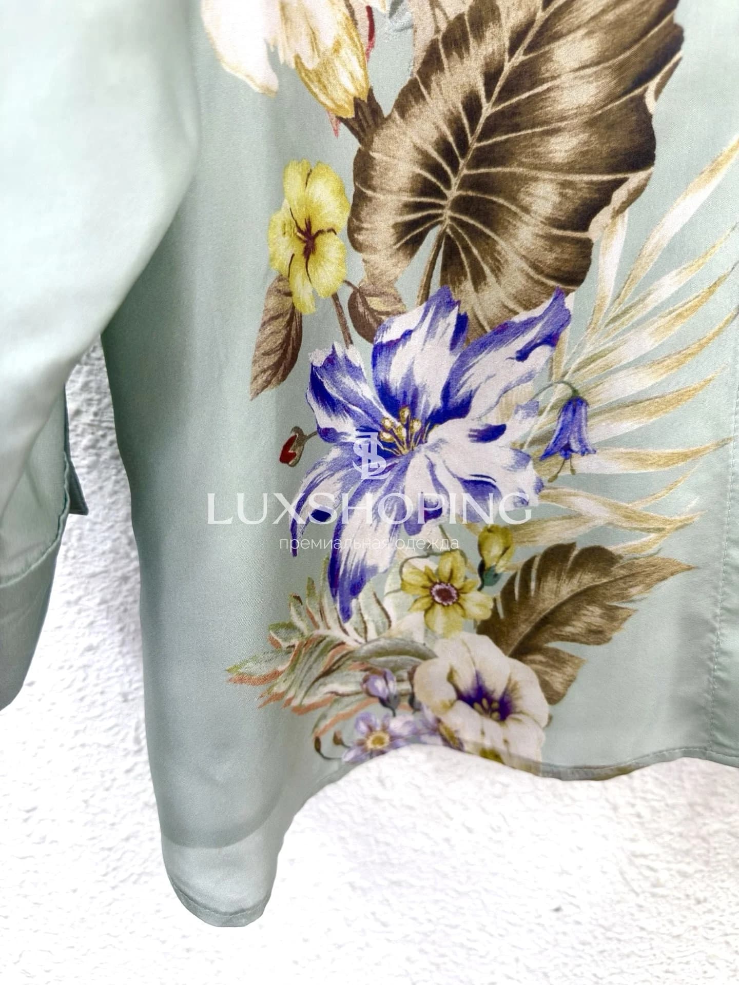 Zimmermann "Coco" комплект из рубашки и широких брюк из шелка с цветочным принтом - фото 8