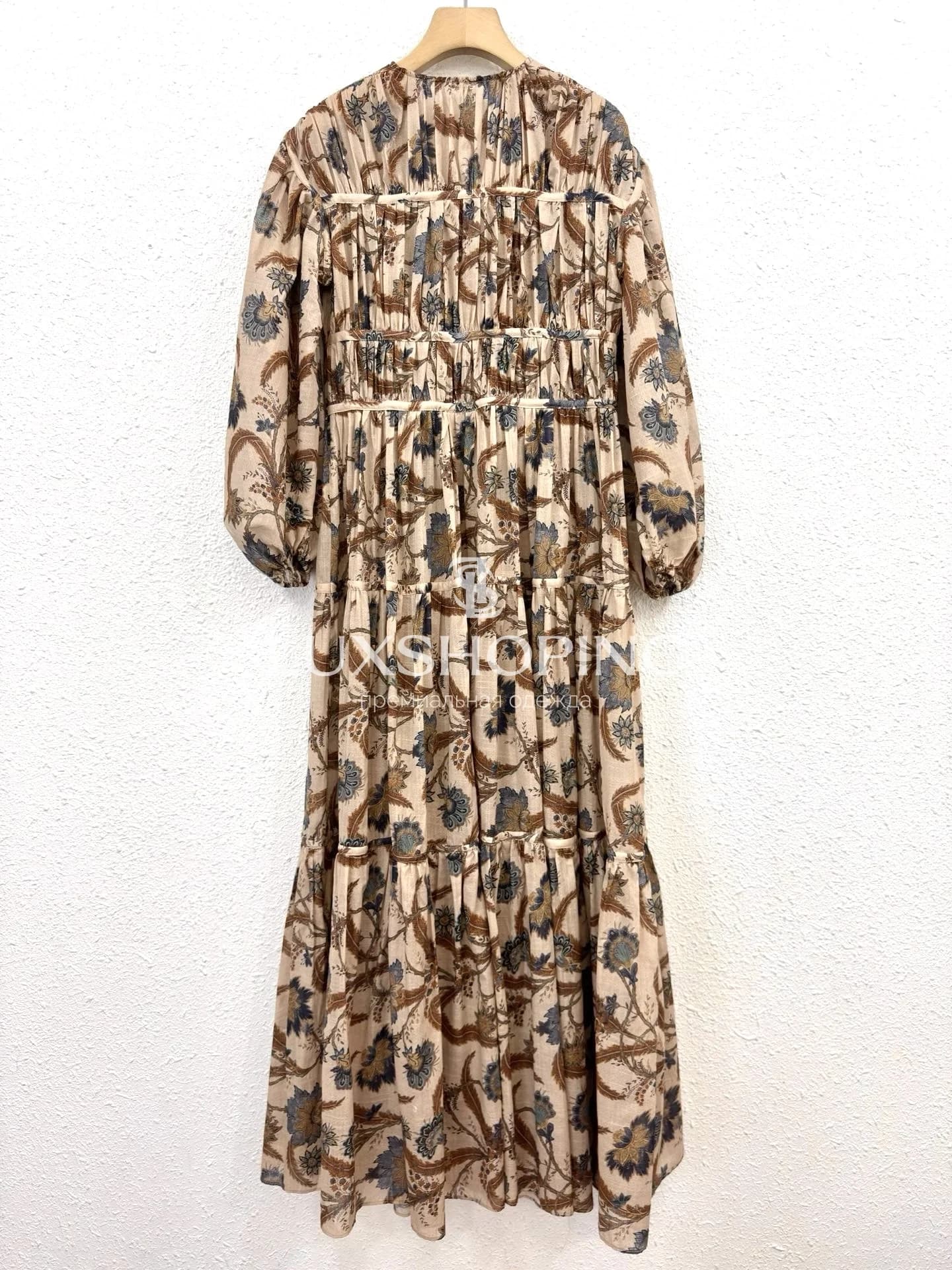 Платье Zimmermann Ascension с объемными рукавами и цветочным принтом - фото 7