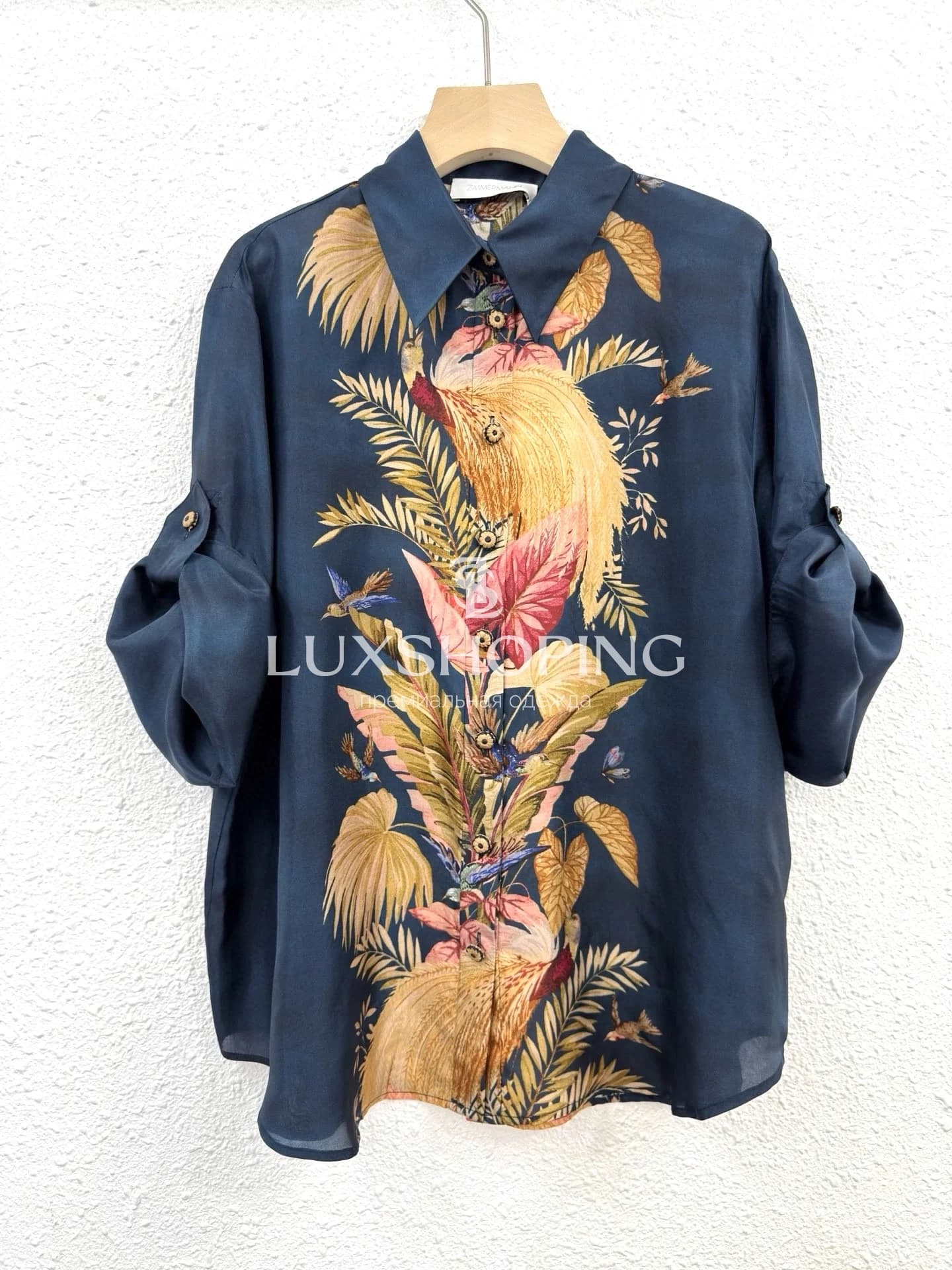 Комплект Zimmermann Ascension из 100% шелка с тропическим принтом - фото 9