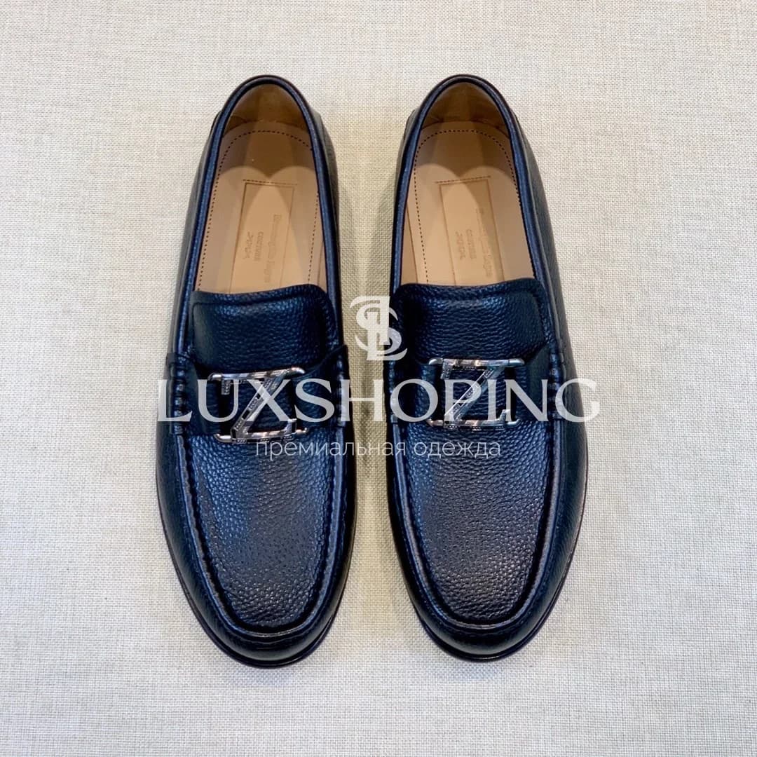 Черные мокасины Zegna - фото 2