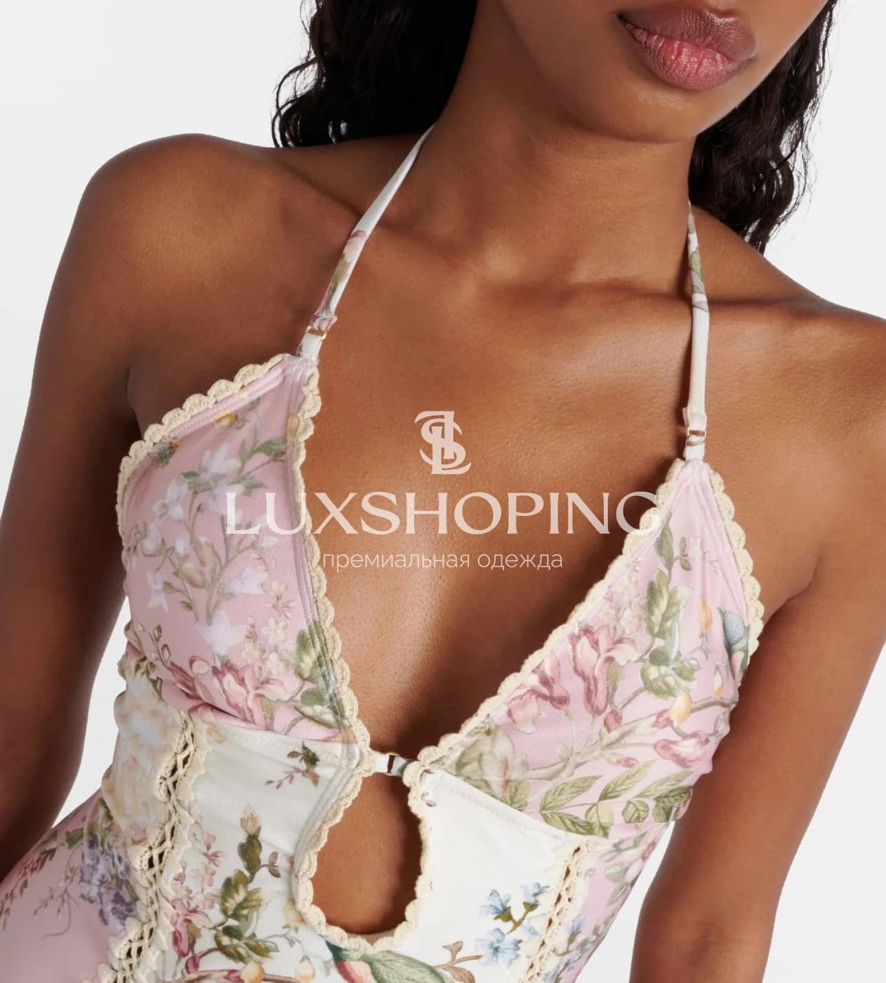 ZIMMERMANN Waverly Keyhole Crochet One-Piece Swimsuit - фото 12