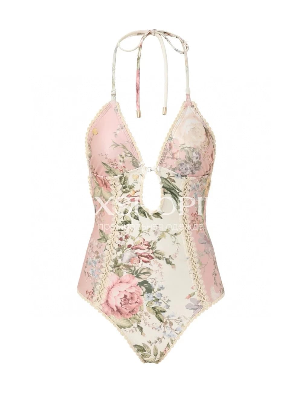 ZIMMERMANN Waverly Keyhole Crochet One-Piece Swimsuit - фото 6