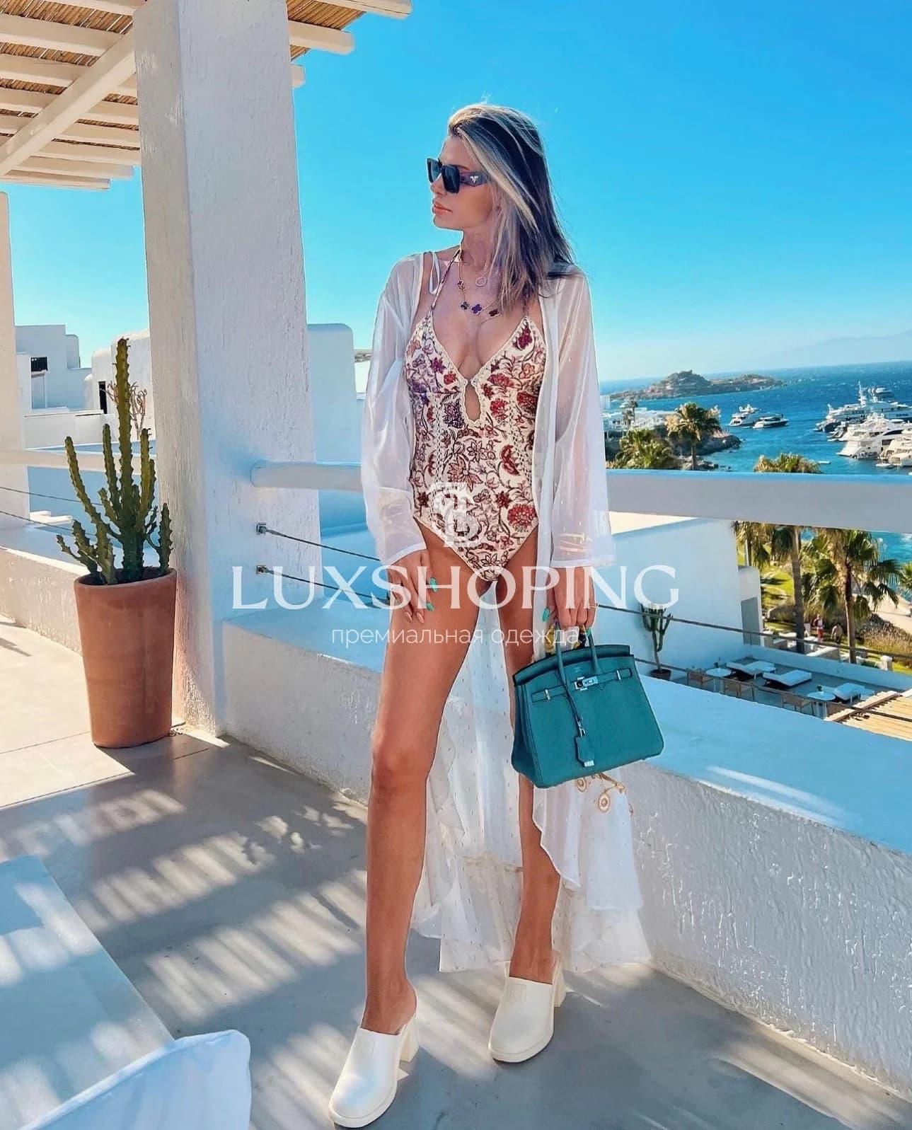 Zimmermann - купальник Vitali Keyhole Crochet One-Piece - фото 9