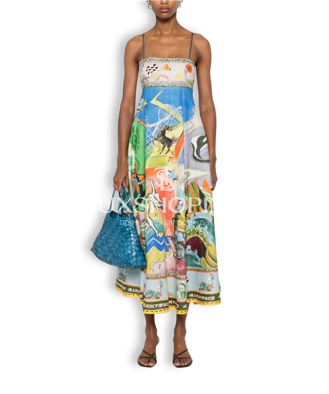 Льяное платье Alemais s77