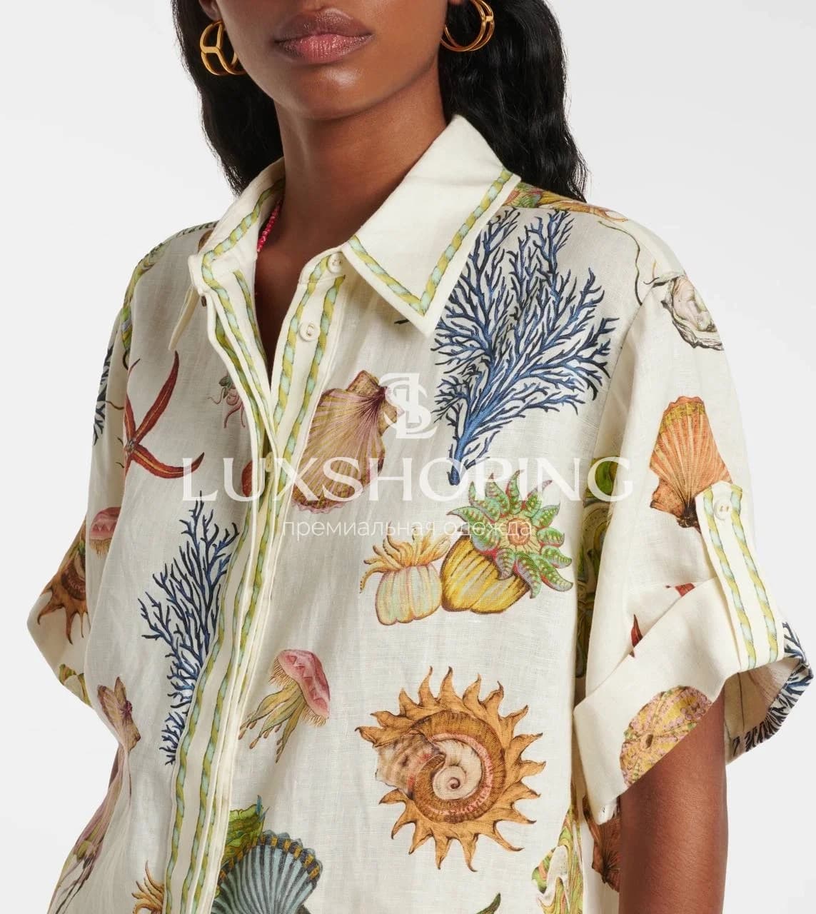 Рубашка и шорты Alemais s82 из льна - фото 2