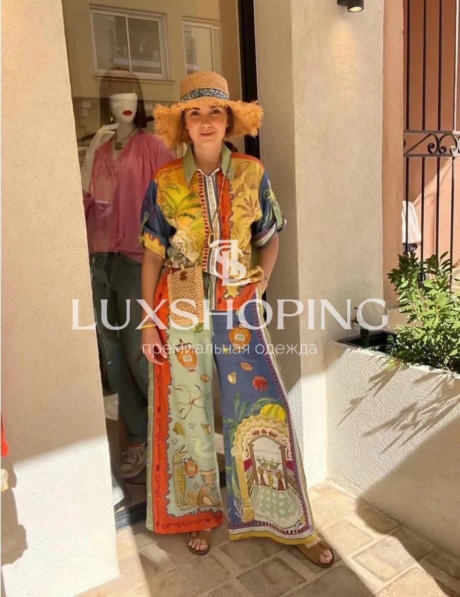 Льяной костюм Alemais s86 - фото 6