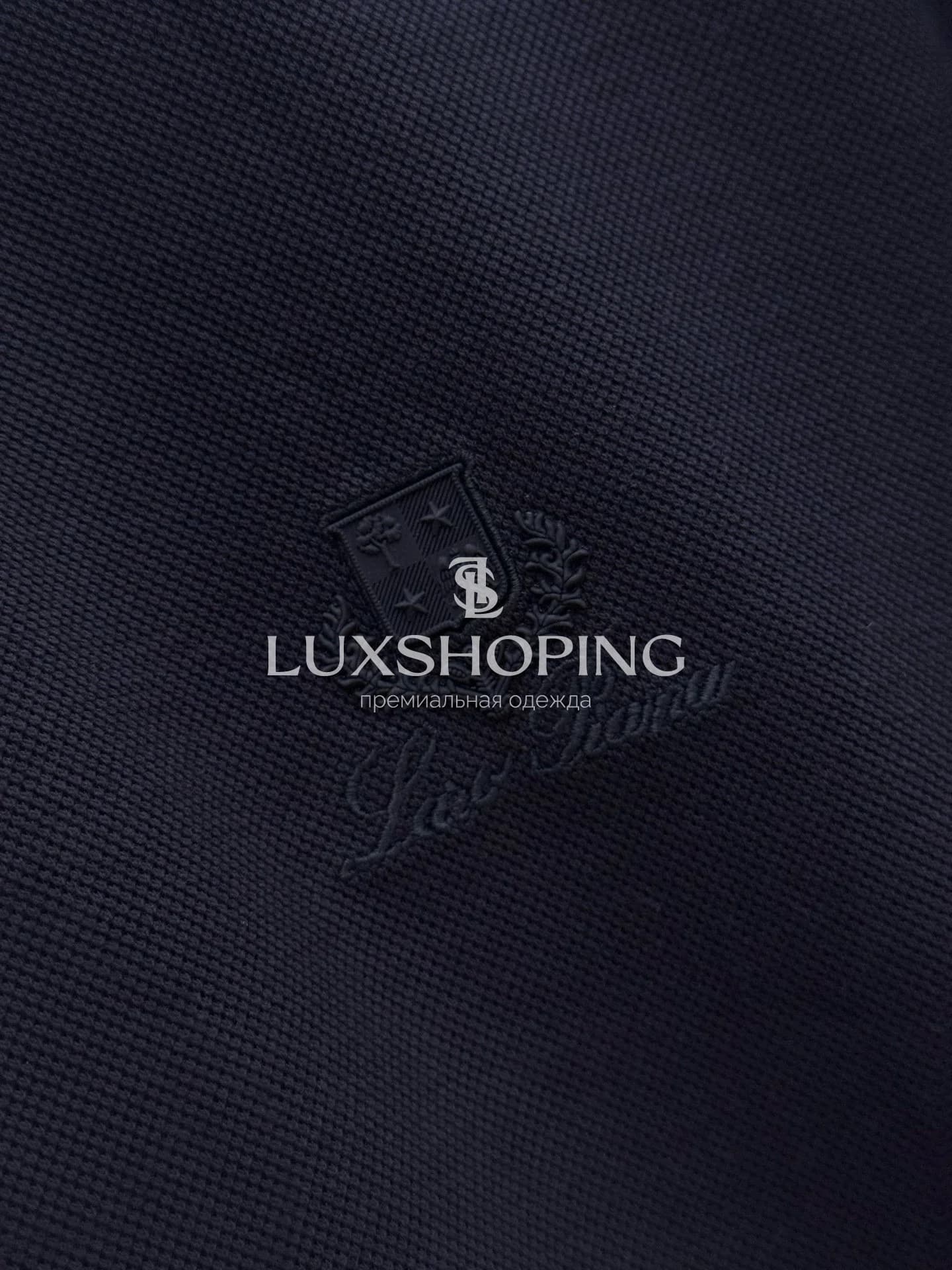 Поло Loro Piana темно синие - фото 5