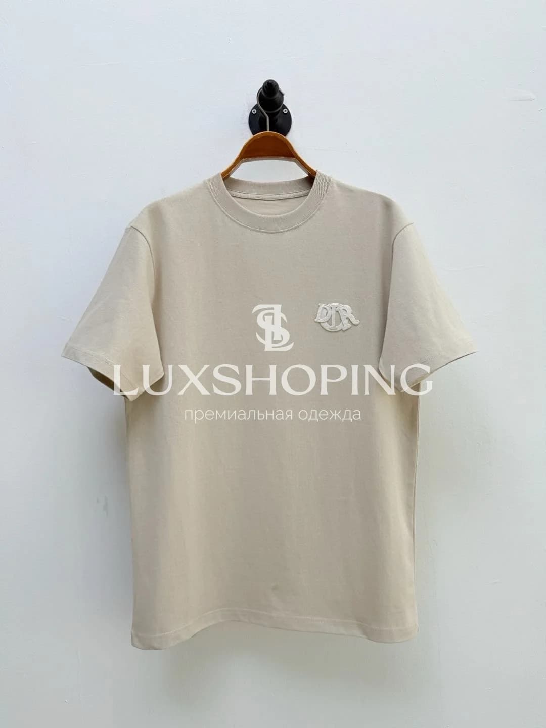 Футболка Dior Бежевый Отблеск Средиземноморского Песка - фото 2