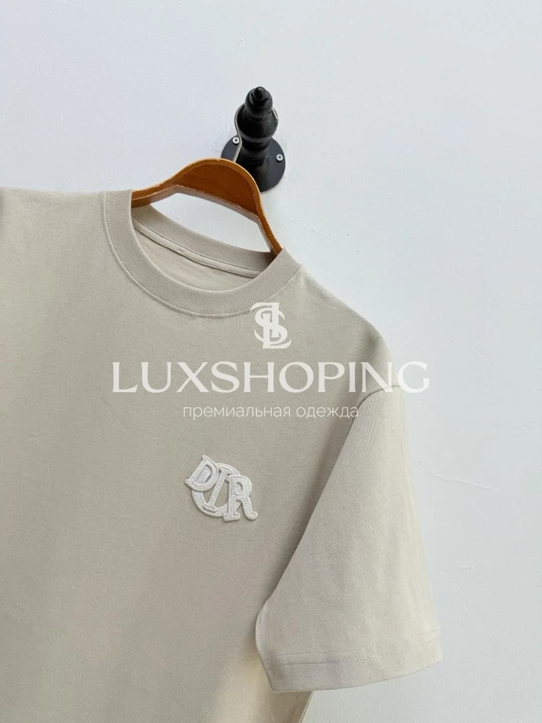 Футболка Dior Бежевый Отблеск Средиземноморского Песка - фото 4