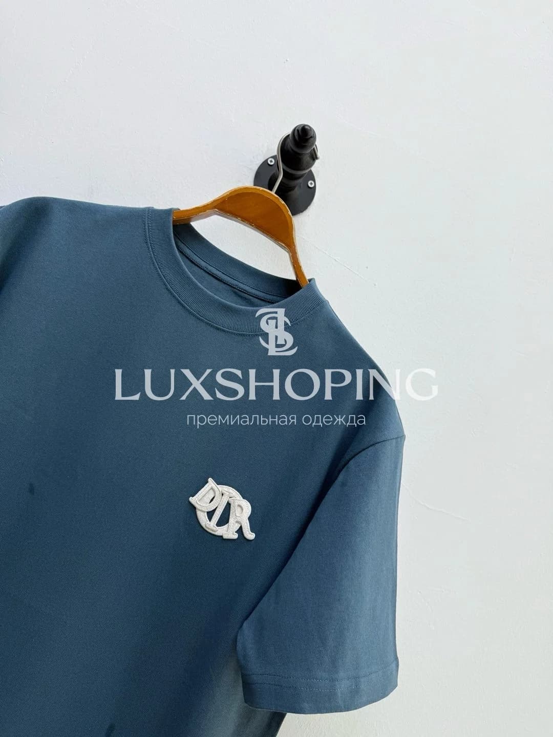 Футболка Dior Синий Горизонт Французской Ривьеры - фото 5