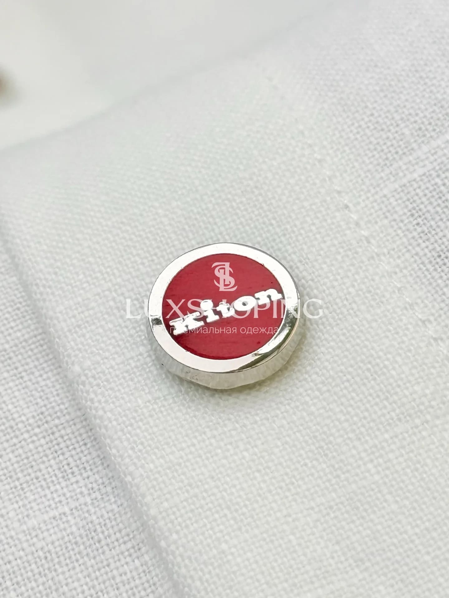 Рубашка Kiton Белый Лён Неаполя - фото 3