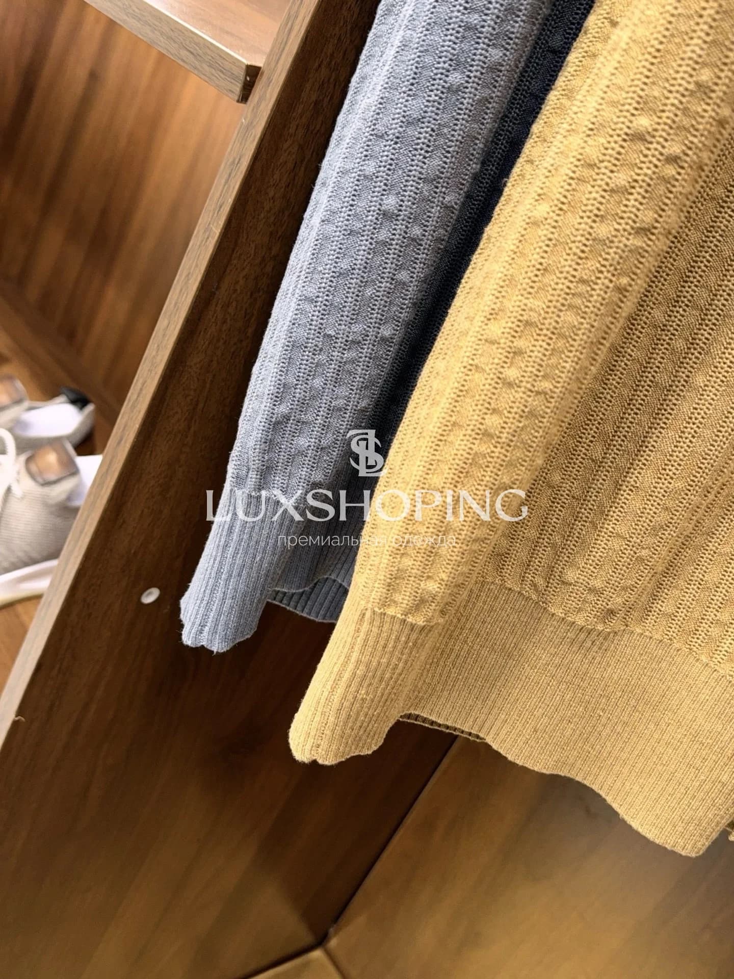 Кардиган Hermes Серый Лён и Шёлк - фото 6