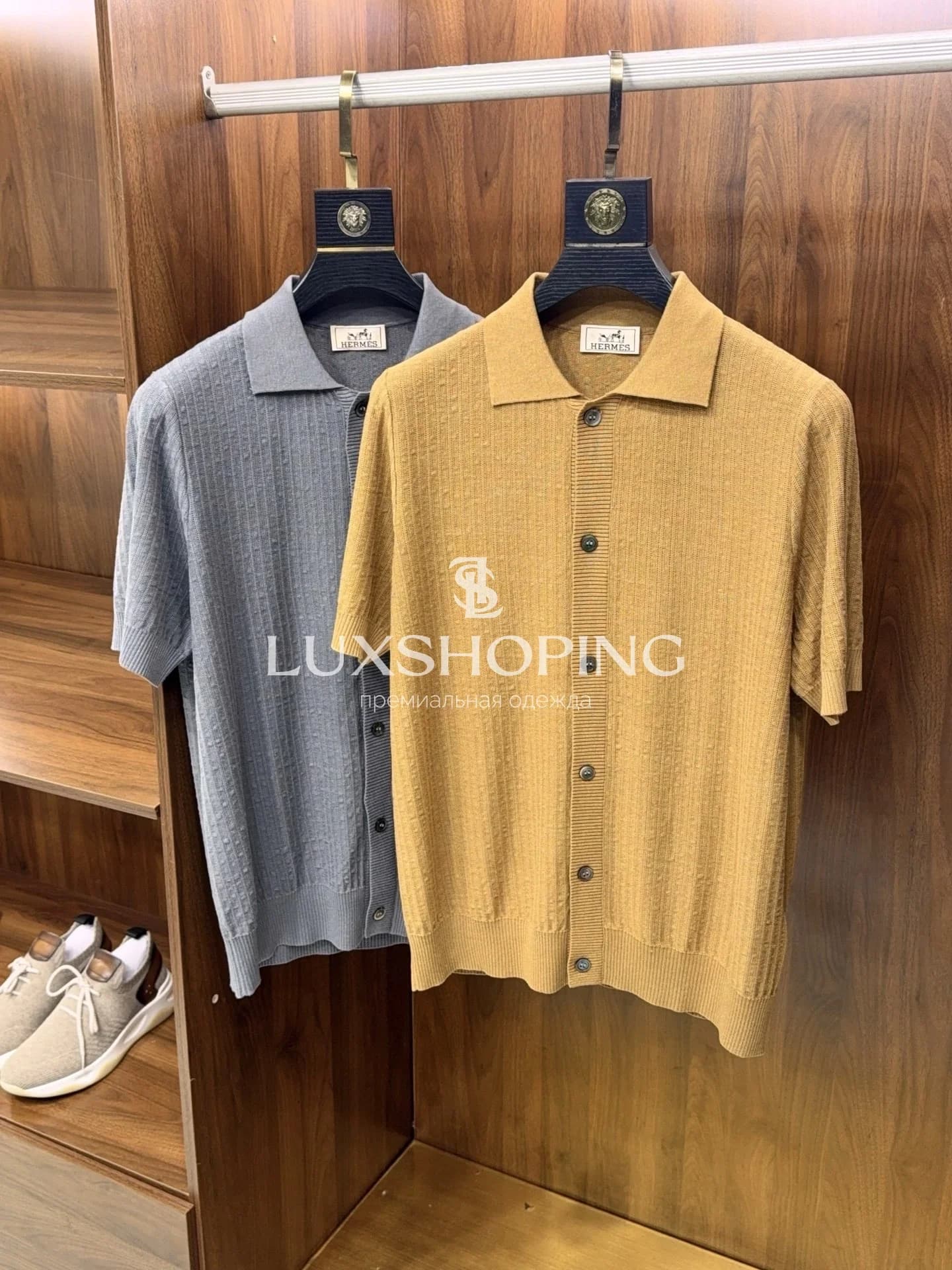 Кардиган Hermes Серый Лён и Шёлк - фото 7