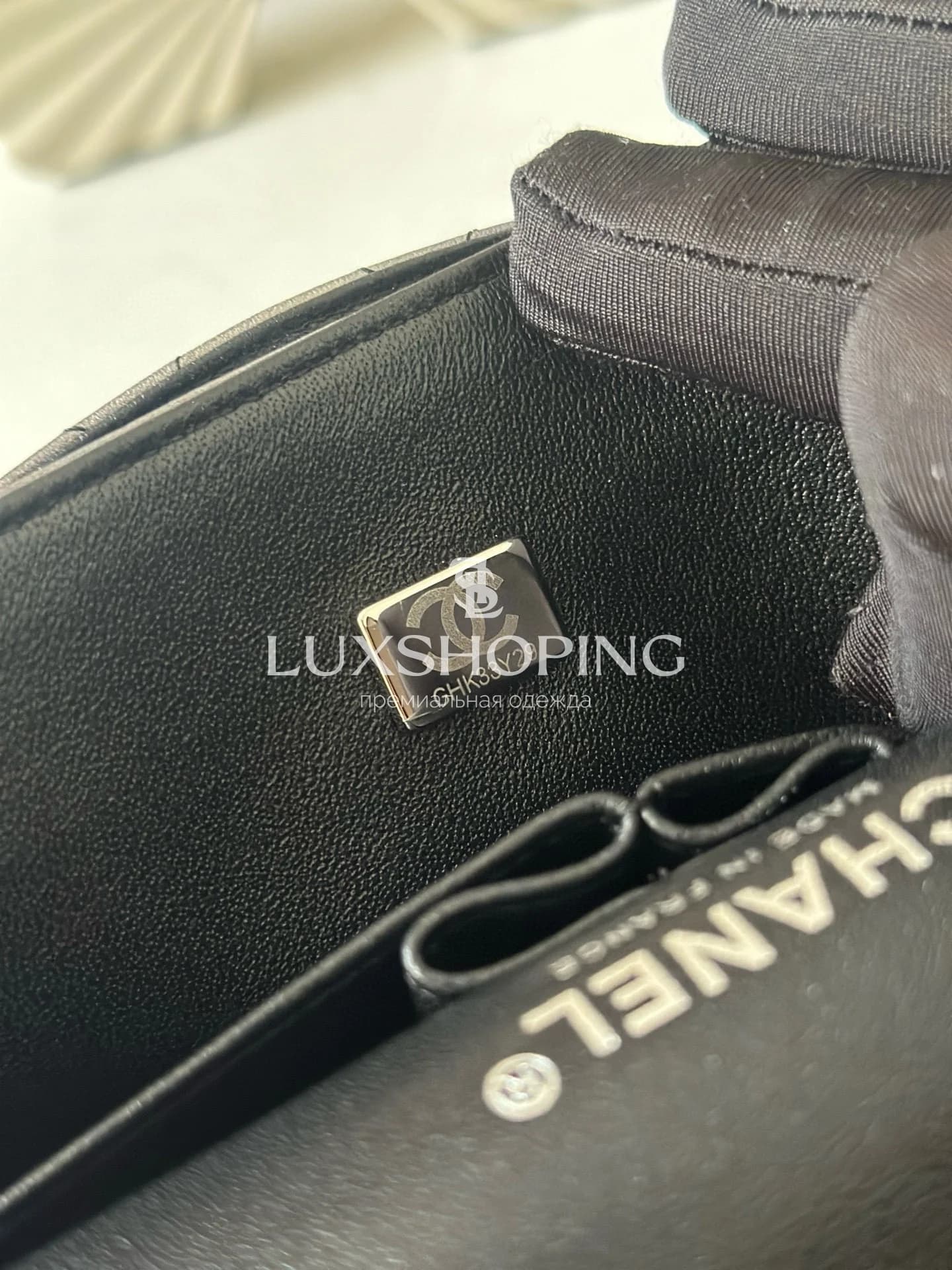 CHANEL Сумка Ombre Medium Double Flap Black 25 см (medium) - фото 10