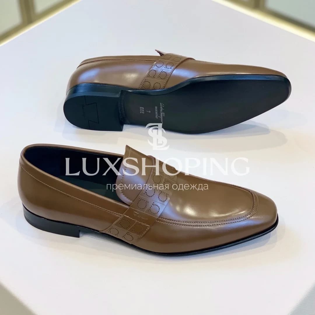 Туфли Salvatore Ferragamo Каштановый sf1 - фото 2