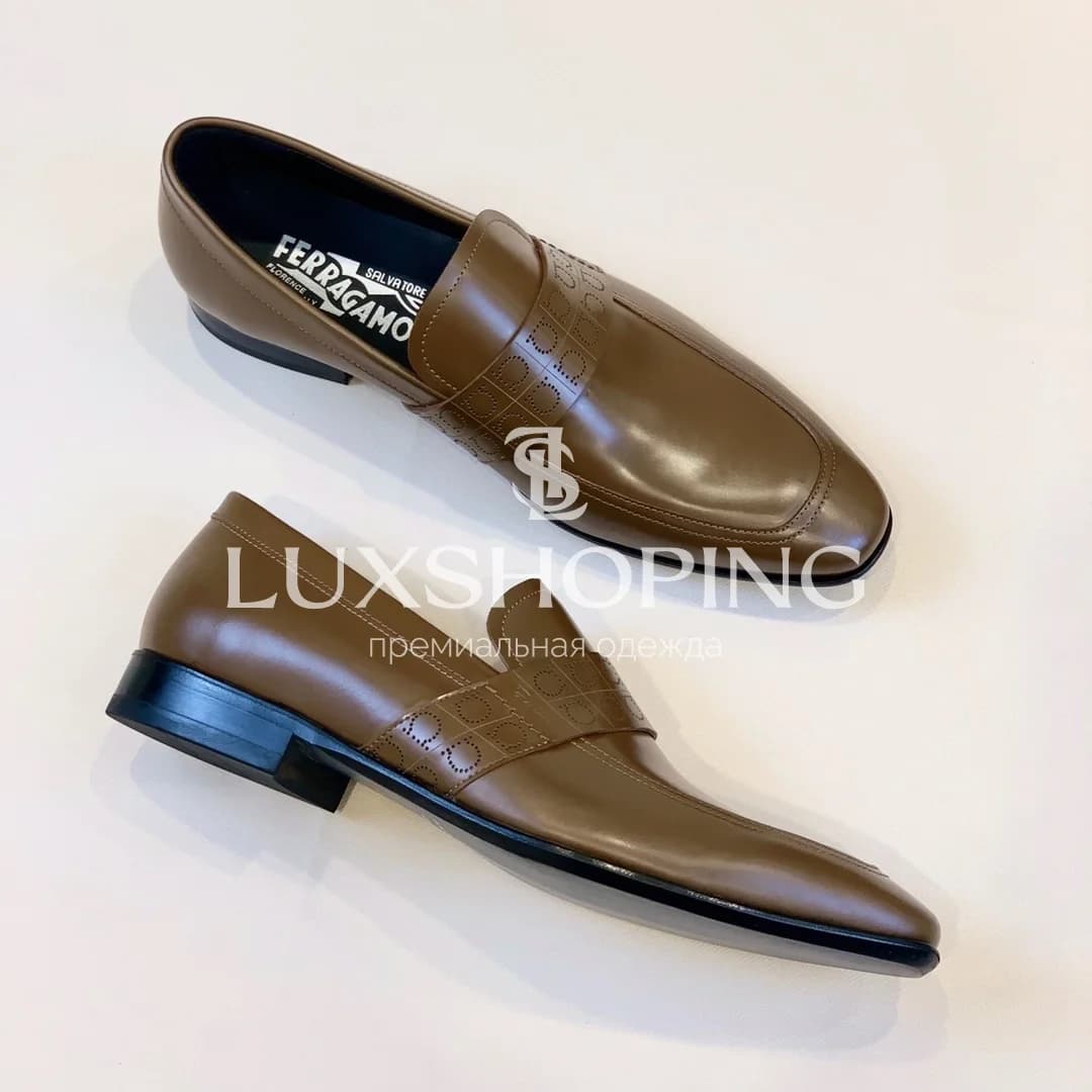 Туфли Salvatore Ferragamo Каштановый sf1 - фото 5