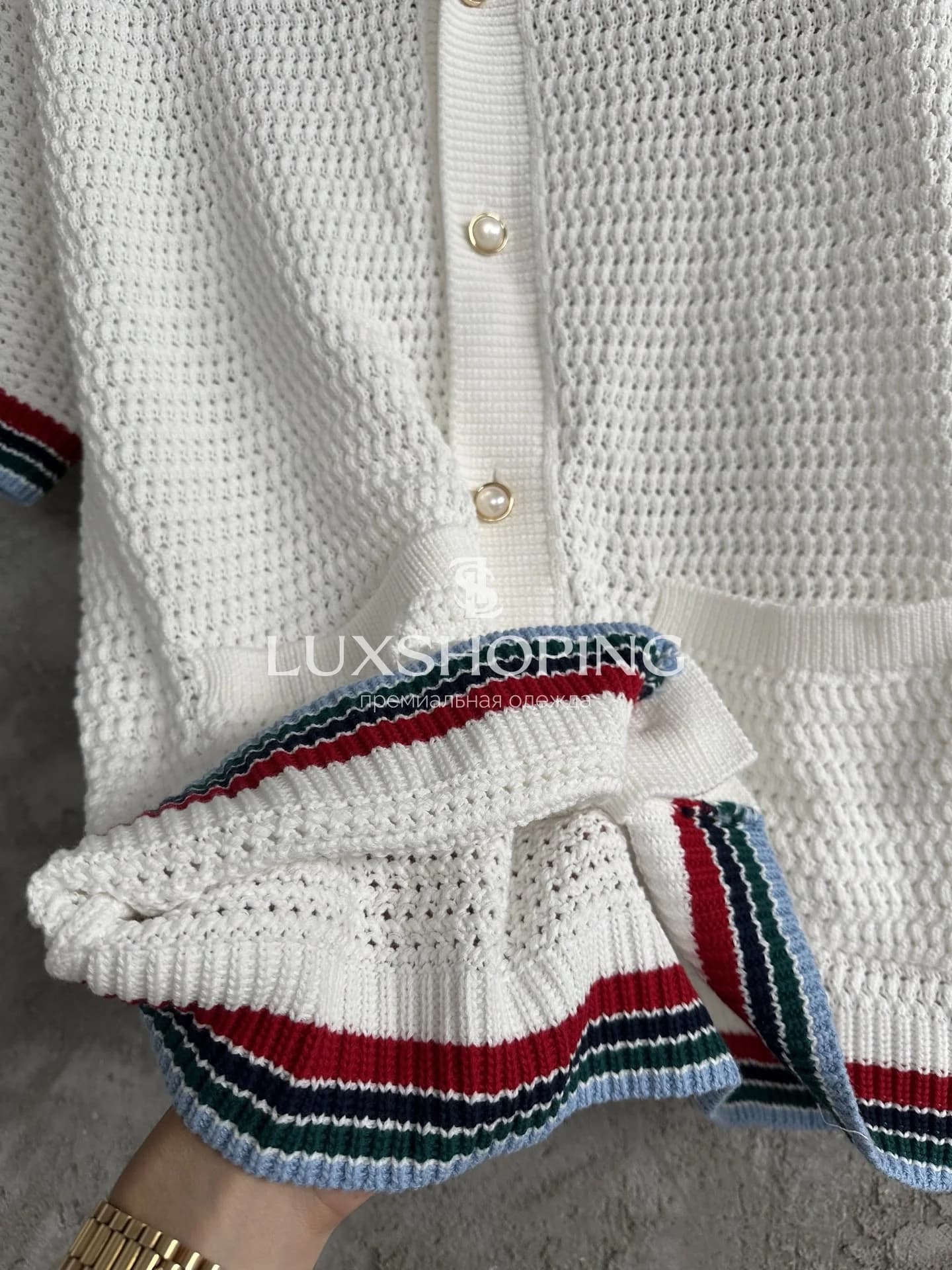 Рубашка и шорты вязанные Casablanca csb1 - фото 3