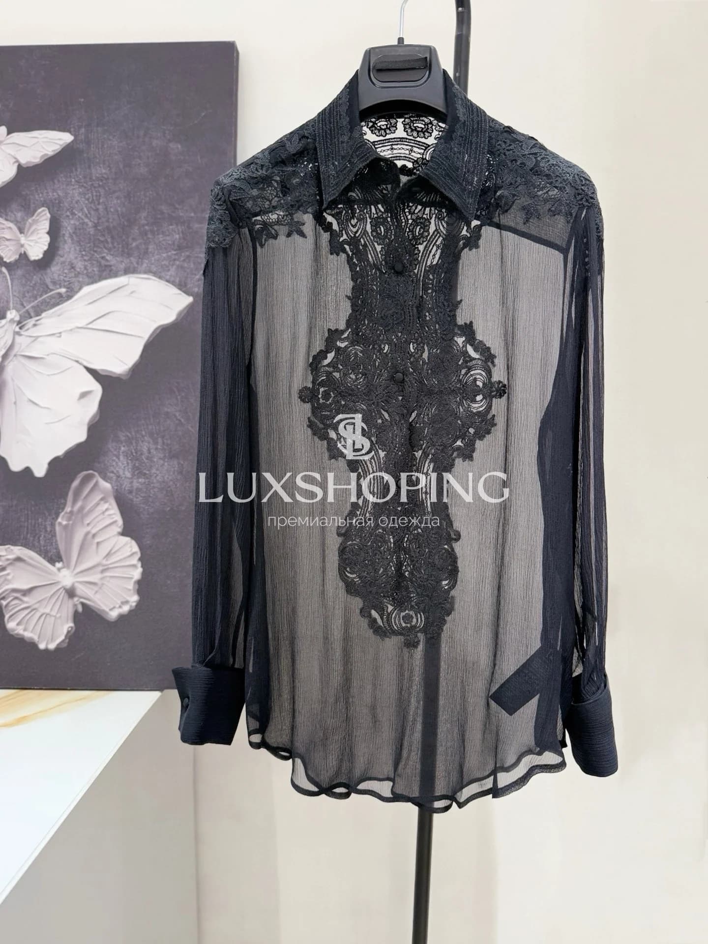 Блузка Ermanno Scervino Чёрный - фото 3