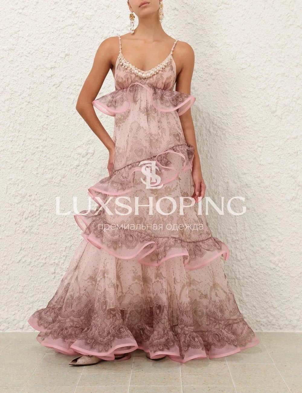 Zimmermann — Платье Crush Embellished Maxi Dress - фото 3