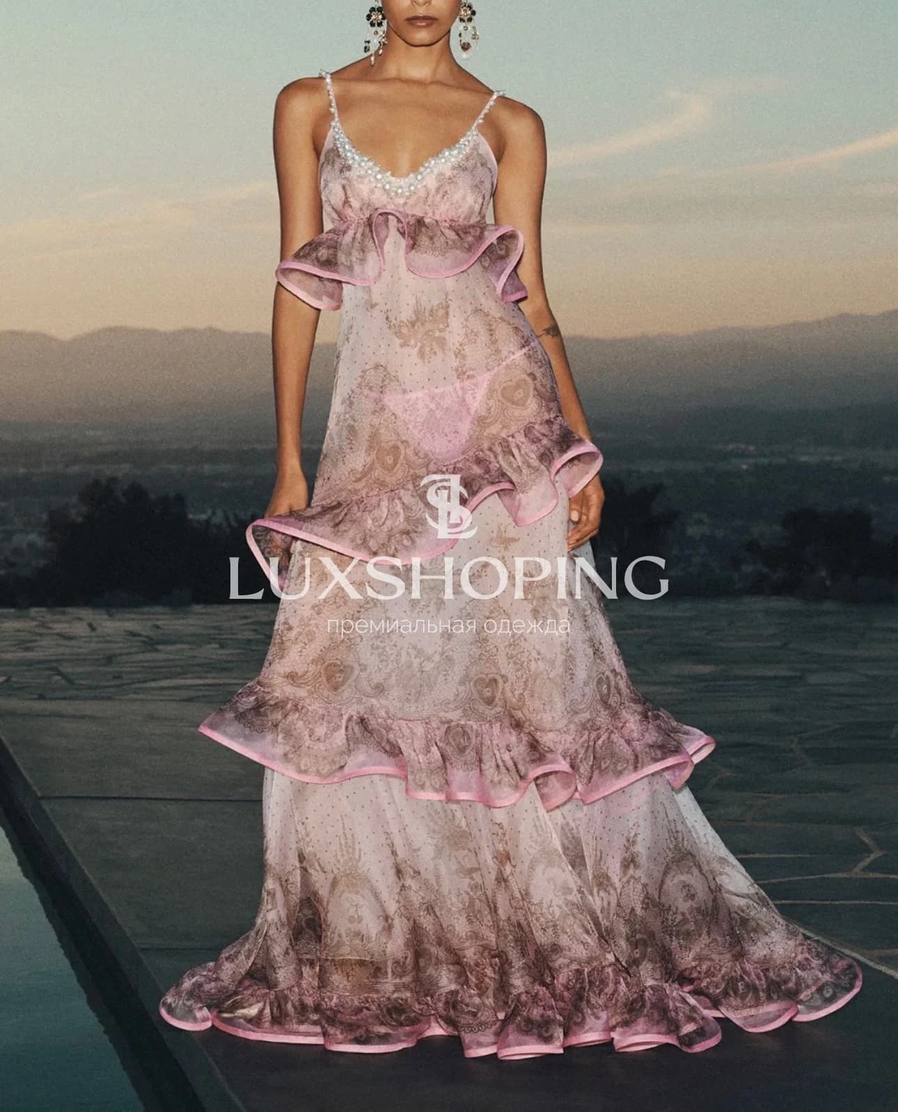 Zimmermann — Платье Crush Embellished Maxi Dress - фото 6