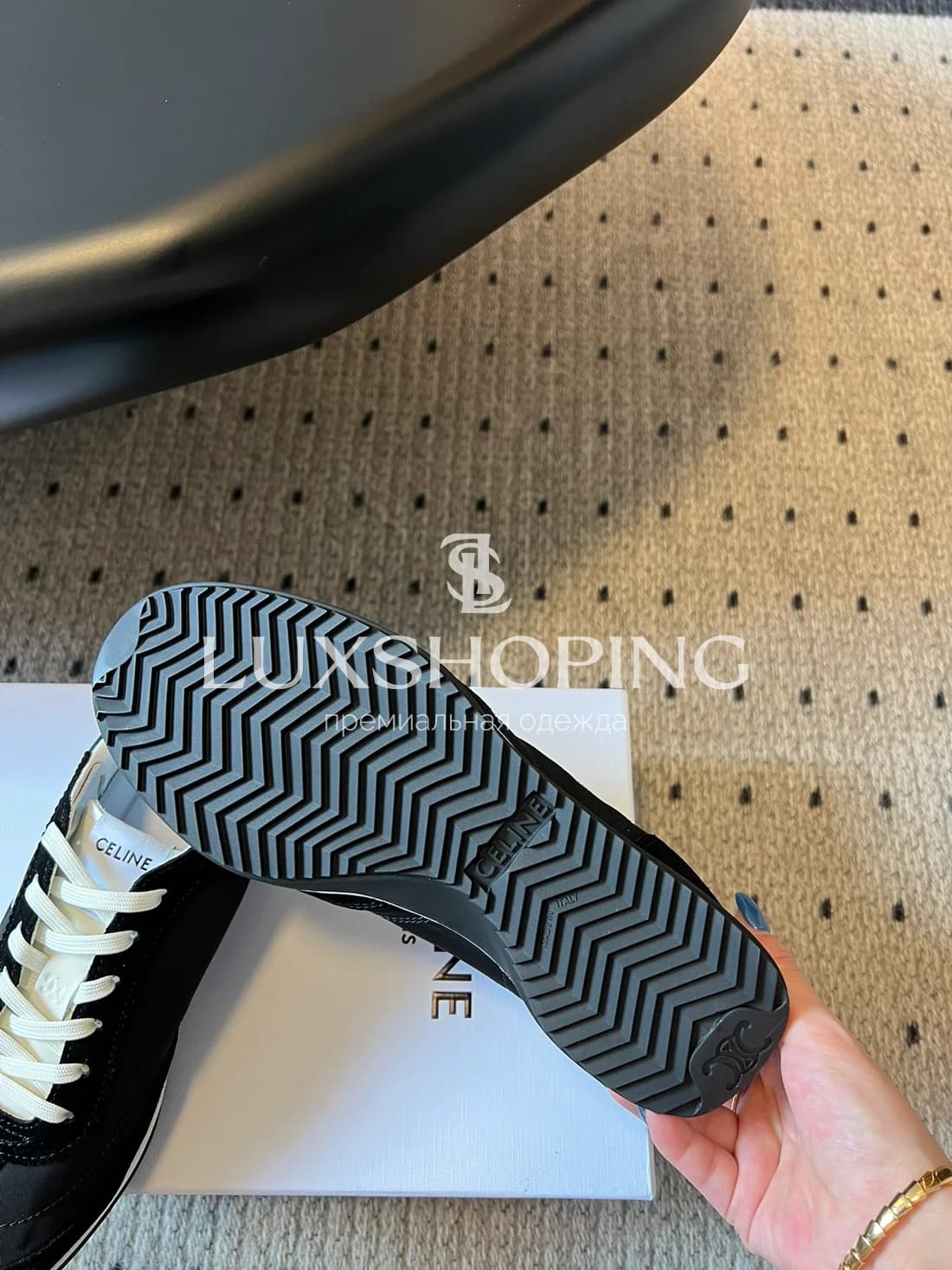 Кроссовки loewe черные l2 - фото 6