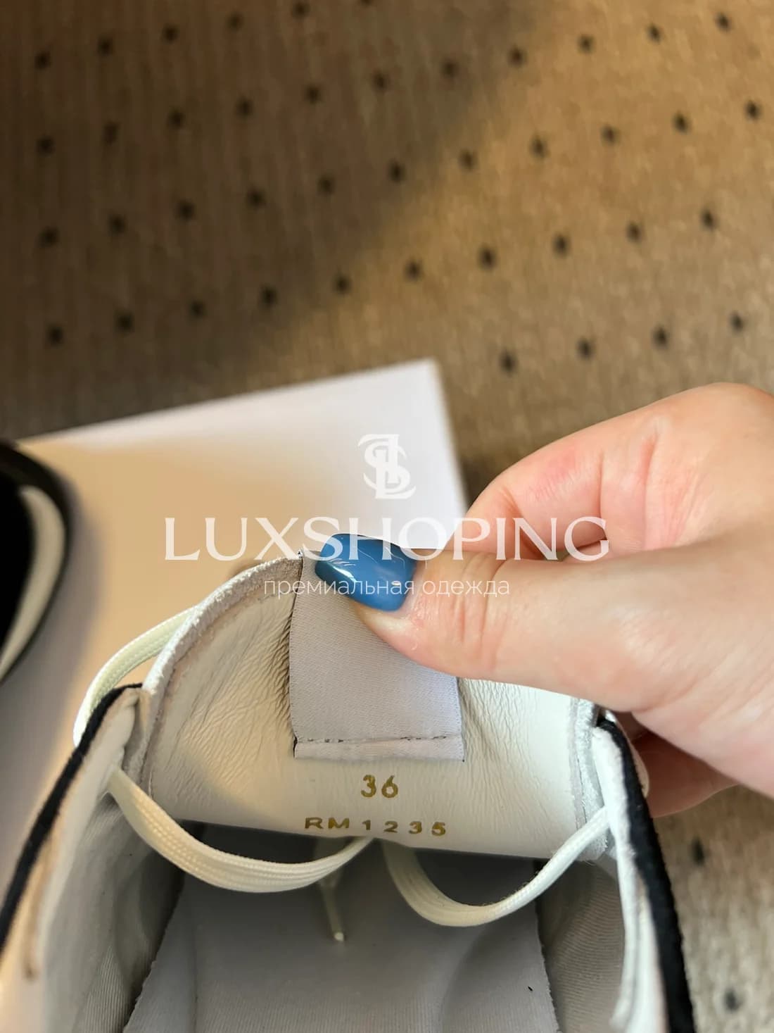 Кроссовки loewe черные l2 - фото 7