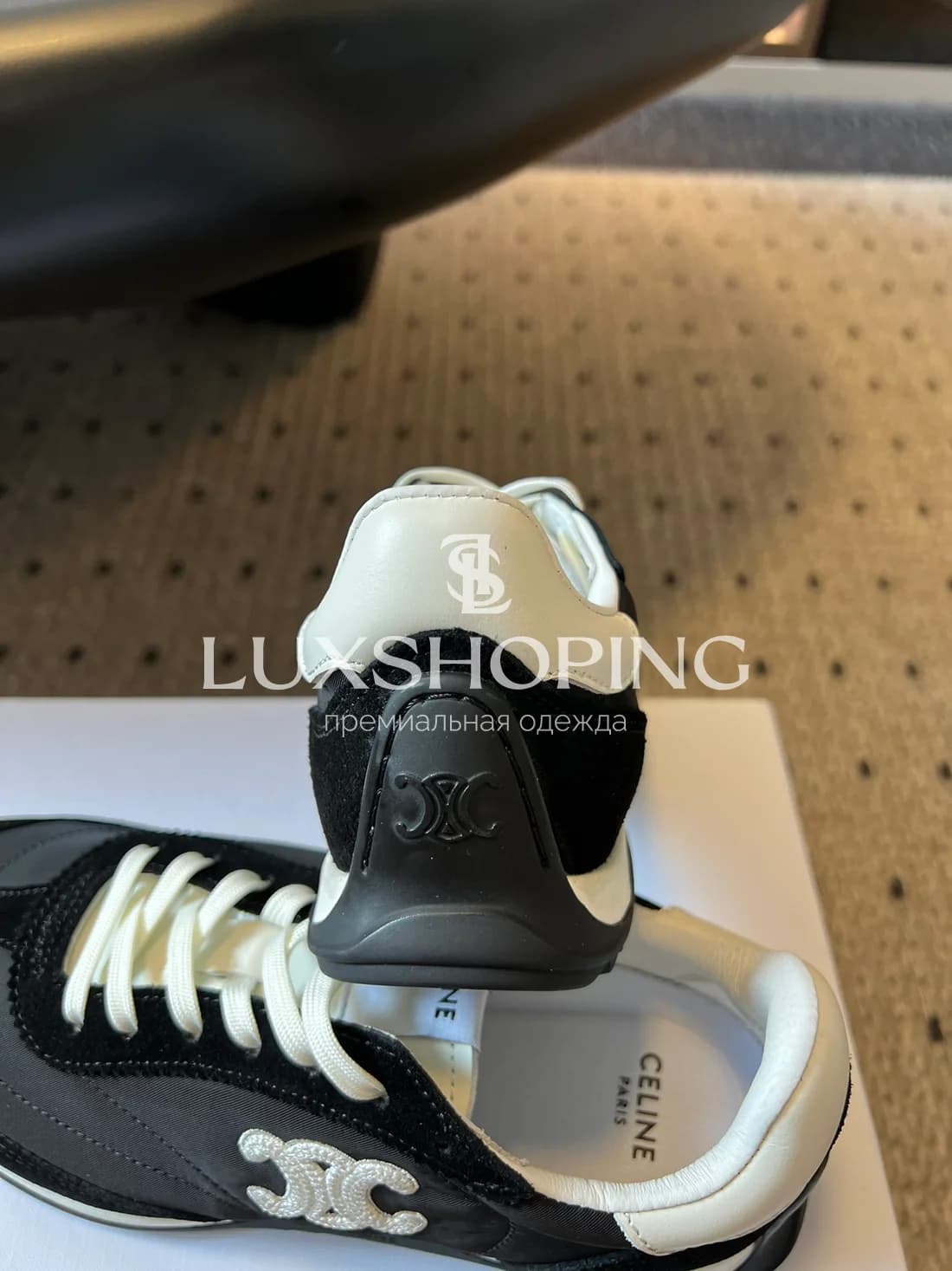 Кроссовки loewe черные l2 - фото 9