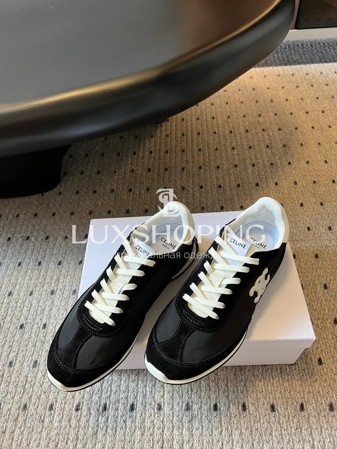 Кроссовки loewe черные l2 - фото 10